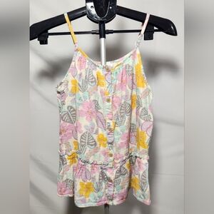 🛍 4/$20 🛍 Cat & Jack Pastel Floral Tank Top-Size 14/16 (Girls XL)